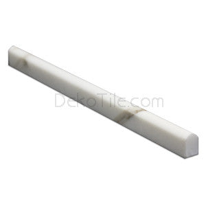 Italian Calacatta Gold Honed Pencil Liner - DEKO Tile