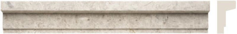 Galaxy Silver 2" X 12" Modern Chair Rail - Polished - DEKO Tile