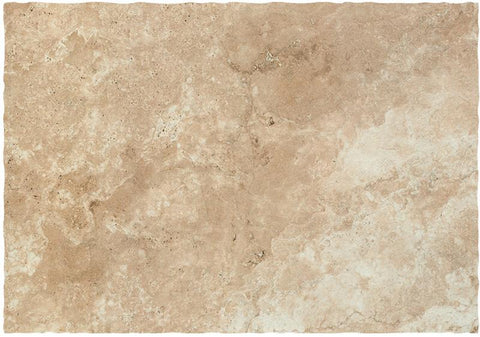 16" X 24" X 3/4" Tumbled Edge Porcelain Paver - Walnut Travertine - DEKO Tile