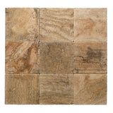 12 x 12 Scabos Travertine Tumbled Paver - DEKO Tile