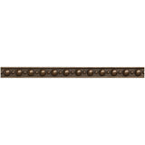 1 x 12 Dots Decorative Metal Liner - Bronze - DEKO Tile
