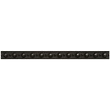 1 x 12 Dots Decorative Metal Liner - Wrought Iron - DEKO Tile