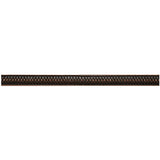 1 x 12 Weave Decorative Metal Liner - Antique Bronze - DEKO Tile