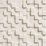 1 x 1 Champagne Limra Limestone 3D Tumbled Mosaic Tile - DEKO Tile