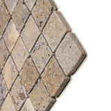 2 x 2 Scabos Travertine Tumbled Mosaic - DEKO Tile