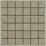 2 x 2 Seagrass Limestone Honed Mosaic Tile - DEKO Tile