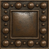 4 x 4 Dots Decorative Metal Insert - Bronze - DEKO Tile