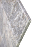 4 x 4 Silver Travertine Tumbled Tile - DEKO Tile