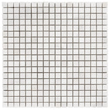 5/8 x 5/8 Polished Thassos White Mosaic Tile - DEKO Tile