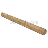 Noce Travertine Bullnose Trim - DEKO Tile