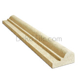Ivory Classic Travertine Ogee Chair Rail - DEKO Tile
