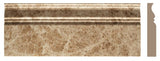 Light Emperador 4 3/4" X 12" Classic Baseboard - Honed - DEKO Tile