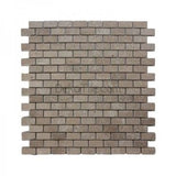 5/8 x 1 1/4 Brick Tumbled Ivory Classic Mosaic - DEKO Tile