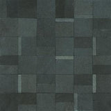 Designer Mosaic in Grey Basalt [Honed + Sandblasted] - DEKO Tile