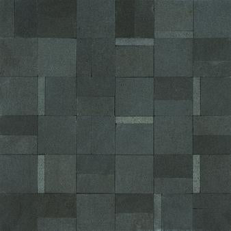 Designer Mosaic in Grey Basalt [Honed + Sandblasted] - DEKO Tile