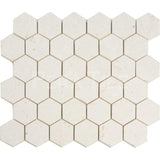 Symra Limestone 2" Hexagon (0.9 Sft/Sh) Mosaic - Honed - DEKO Tile